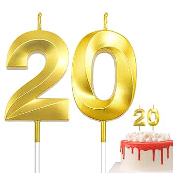 バースデーキャンドル Amazon.co.jp: 80歳の誕生日キャンドル ゴールド数字キャンドル